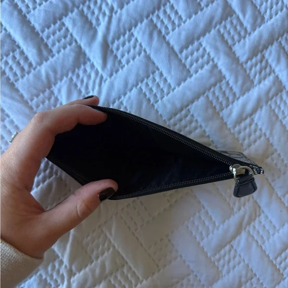 NWOT Coach Monogram Black Pouch - Picture 2 of 3
